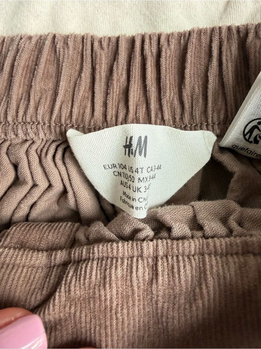 H&M girls top & skirt - 4T